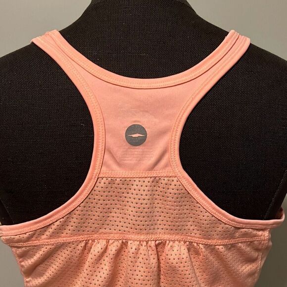 Avia Women's Peach Lightweight Racerback V-Neck Tank Top - Picture 5 of 7